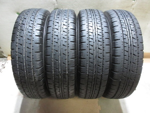 中古タイヤ　165R13　ダンロップ　ENASAVE VAN01　9分山　2021年式　4本セット