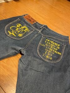 EVISU エヴィス　YAMANE ピカソ　Lightning lot.1960 36X33 デニムパンツ