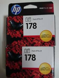 HP 178 フォトブラック×2 純正インク