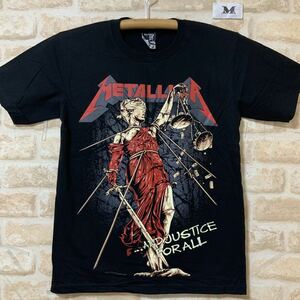 新品 メタリカ Tシャツ　Mサイズ AND JUSTICE FOR ALL METALLICA バンドTシャツ