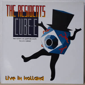 The Residents - Cube-E (The History Of American Music In 3 E-Z Pieces) - Live In Holland オランダ盤 2xLP レジデンツ 1990年