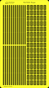 レインボー Rb7009 1/700 WWII IJN 日本海軍 艦艇用弾片防御ロープ エッチングパーツ