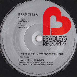 英7 Sweet Dreams Lets Get Into Something BRAD7522 Bradleys Records /00080