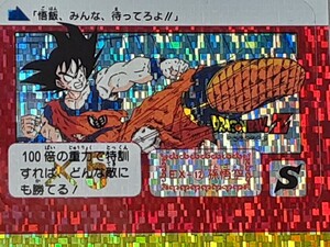 ☆1993年　カードダスハーフ　ドラゴンボール　SPカード　EX-12・№234　枠あり　ハーフオリジナルカード　箱出し品　　キラ　プリズム