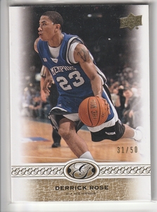 Derrick Rose 2011 UD All-Time Greats #125(#/50)　50枚限定　新人王　MVP　ROY