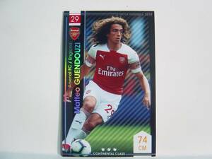 WCCF FOOTISTA 2019 EX マッテオ・グエンドゥジ　Matteo Guendouzi 1999 France　Arsenal FC 18-19　EX-R