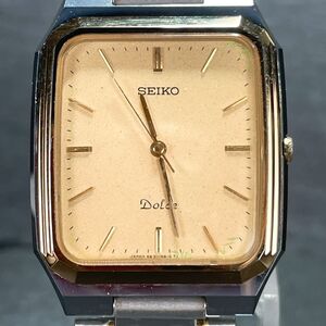 美品 1970年代製 SEIKO セイコー Dolce ドルチェ 5E31-5B0A 腕時計 アナログ クオーツ ヴィンテージ 諏訪精工舎 電池交換済み 動作確認済み