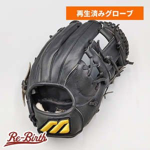 【クリーニング済み 】 ミズノ 軟式グローブ / 内野手用 型付け済み (mizuno グラブ)[WE1103]