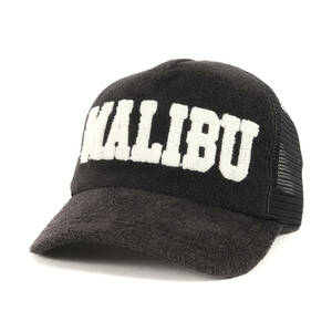 TMT ティーエムティー キャップ MALIBUロゴ パイル メッシュキャップ ブラック 黒 帽子 スナップバック アメカジ ストリート ブランド