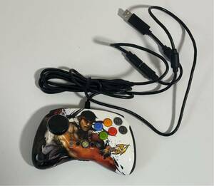 【格ゲー】XBOX360 ゲームパッド FightPad ストリートファイターIV Mad Catz マッドキャッツ カプコン リュウ 6ボタン【SF】