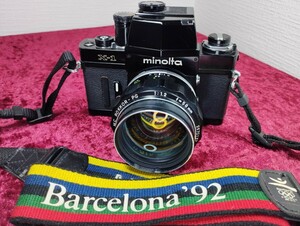 【委託品】MINOLTA X-1 MC ROKKOR 58mm 1.2 レンズ付 シャッターOK 速度変化有り ミノルタ フィルムカメラ 1円スタート売り切り 一眼レフ