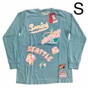 U311 未使用 Mitchell&Ness ミッチェル＆ネス 長袖シャツ メンズ S B956