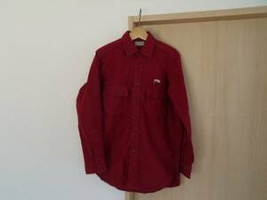 MADE IN USA CHAMOIS CLOTH SHIRT L.L.Bean アメリカ製 wine