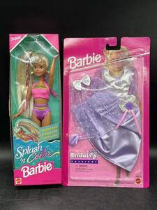 P060409 Barbie バービー人形 長期保管品 MATTEL 着せ替え人形 2点セット