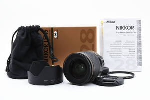 ★☆新品級 ニコン AF-S NIKKOR 28mm 1:1.8G 付属品完備 #2298140☆★