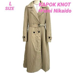 KAPOK KNOT×Fumi Nikaido トレンチコート B9038