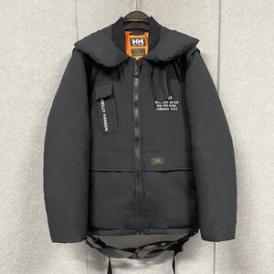 WTAPS×helly hansen 16aw ダブルタップス ヘリーハンセン 防寒 ダウンジャケット 2way SHERPA JACKET. NYLON. TUSSAH. 黒/2（M）