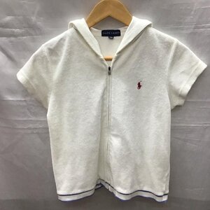 RALPHLAUREN 150cm ラルフローレン パーカー 半袖 3193-4147 150cm キッズ パイル地 フルジップ Hooded Sweatshirt Hoodie 10116914