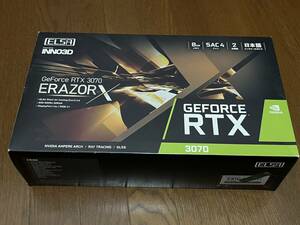 エルザ　ELSA GeForce RTX3070 ERAZOR グラフィックカード　3連ファン　