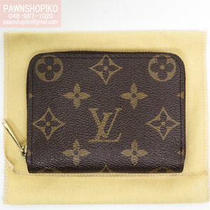 ルイヴィトン LOUIS VUITTON モノグラム ジッピー・コインパース／小銭入れ M60067 TS1166 [質イコー]