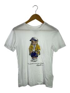 POLO RALPH LAUREN◆Tシャツ/XXS/コットン/WHT/無地/BEAR/ベア/ファイヤーマン/キャップ