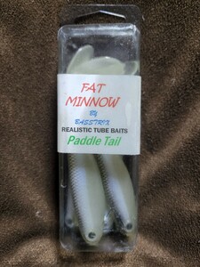 ★BASS TRIX★FAT MINNOW 5” バストリックス ファットミノー 5inch Hitch 新品 パッケージ油染有 スイムベイト パドルテール 