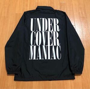 undercover maniac ロゴプリント コーチジャケット 黒 マニアック アンダーカバー 高橋盾 jun takahashi L black