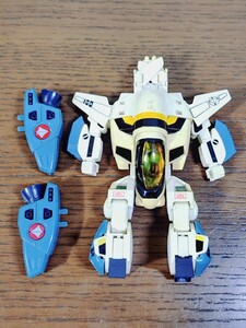 【ジャンク】超時空要塞マクロス ハイコミカルモデル スーパーバルキリー VF-1S フィギュア バンダイ 当時物 変形ロボット アニメ