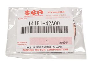 スズキ純正部品 14181-42A00 マフラーガスケット 34x43 Muffler gasket Genuine parts 送料込 19-5052 バンバン200 バンバン200FI 