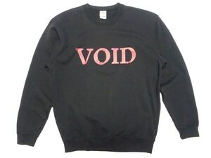 ★良品♪大森靖子★VOID スウェットシャツL/黒トレーナーブラックライブツアーグッズCD DVD Tシャツアルバムレコード