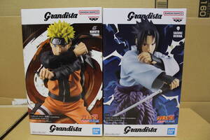 NARUTO ナルト 疾風伝 Grandista ナルト サスケ 合計2種セット フィギュア プライズ品 新品未開封 ワーコレ 一番くじ