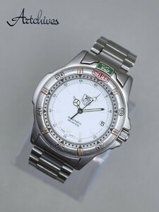 ☆時計☆TAG HEUER(タグホイヤー)☆699.706K☆4000シリーズ☆W文字盤 レディース クォーツ 腕時計☆稼動品☆『VRW-247』