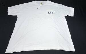 LEE リー ブランド ポケT Tシャツ Lサイズ ホワイト 展示未使用品　