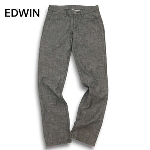 EDWIN エドウィン GE03CM 通年 COOL ストレッチ テーパード シャンブレー★ デニム パンツ ジーンズ Sz.29　メンズ グレー　C4B03623_8#R