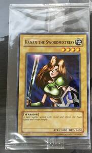 遊戯王 女剣士カナン　KANAN THE SWORDMISTRESS　WCS-001[SR]　未開封　2003年世界選手権日本代表最終選考会参加賞