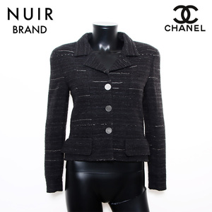 シャネル CHANEL ジャケット 99A ツイード Size:34 1999s ブラック