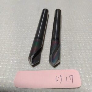 【同梱可】け17 再研磨品 超硬ドリル　リーディングドリル　 超硬メントリカッター　 10.0 90° 2本セット