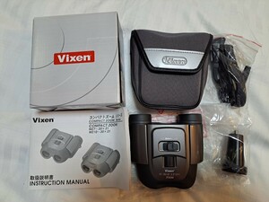 2/2 新品未使用　Vixen 双眼鏡 MZ 10-30×21 ビクセン　最大倍率30倍　高性能コンパクト双眼鏡　三脚取付可