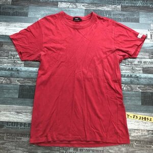 EDWIN エドウィン メンズ INTERNATIONAL BASIC 無地 半袖Tシャツ L 赤