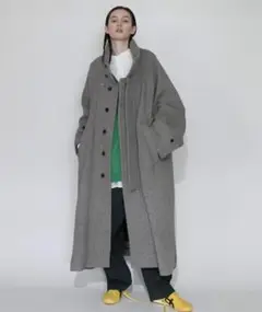 VOAAOV ヴォアーブ WOOL Stand Collar Coat 0 S