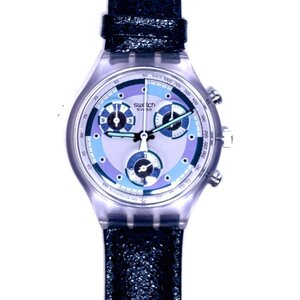 【侍】Swatch スウォッチ グリーンティック 90’s ヴィンテージ クロノグラフ 腕時計 オリジナルケース付 デットストック 20=374