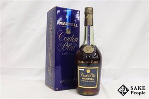 ◆1円～ マーテル コルドン ブルー グリーンボトル 700ml 度数記載なし 箱付き コニャック