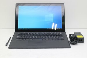 【JUNK】 1円スタート NEC PC-VKT12SGG3 Windows 10 Pro 64bit OS起動確認のみ タブレットPC ACアダプタ スタイラスペン付属【tkj-02596】