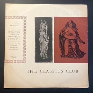 英classics club【フラット】＊ ペーター・リバールのブラームス ヴァイオリン協奏曲 ＊ peter rybar brahms violin concerto