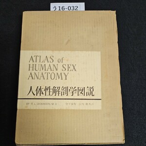 う16-032 ATLAS of HUMAN SEX ANATOMY 人体性解剖学図 BY R. L. DICKINSON, M. D 金子栄寿 宮川秋 共訳