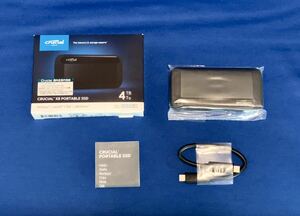 未使用★Crucial USB3.2(Gen2) 4TB X8 POTABLE SSD CT4000X8SSD9