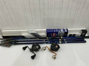 釣竿　ロッド・リールおまとめ　中古現状　DAIWA CBC S−350×2/CBC H−300 Y/151DHHG/BB 151DHHG ロッド3点、リール2点　【4962】