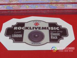 □■29216-HS■□[RETROVINTAGE-STICKER＊MUSIC] ROCK