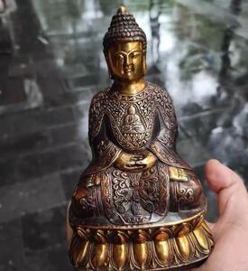 純銅釈迦牟尼仏像家居供養置物