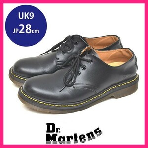 ドクターマーチン Dr.Martens 11838201 サイドロゴ 3ホールシューズ ローファー 革靴 ブラック 黒 UK9(JP28cm) sh24-1280